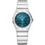 Omega Constellation 28 Quartz Stainless Steel / Peacock Blue
