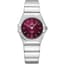 Omega Constellation 28 Quartz Stainless Steel -Diamond / Burgundy