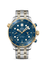Omega Seamaster Diver 300M Master Co-Axial 44 Chronograph Stainless Steel / Yellow Gold / Blue / Bracelet
