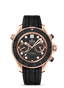 Omega Seamaster Diver 300M Master Co-Axial Chronograph 44 Sedna Gold / Black / Rubber