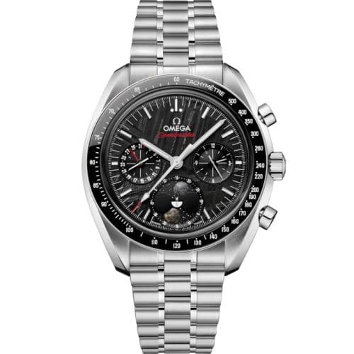 Omega Speedmaster Moonphase Stainless Steel / Black Meteorite / Bracelet
