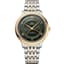 Omega De Ville Prestige Co-Axial Master Chronometer Pointer Date 42 Stainless Steel / Yellow Gold / Green Sunburst / Bracelet