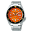 Seiko 5 Sports Sports Style Stainless Steel / Orange / Bracelet