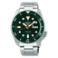 Seiko 5 Sports Sports Style Stainless Steel / Green - Gold / Bracelet