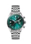 TAG Heuer Carrera Chronograph Dato Glass Box Stainless Steel / Green / Bracelet