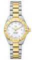 TAG Heuer Aquaracer 300M Quartz 27 Stainless Steel - Yellow Gold / MOP - Diamond / Bracelet