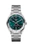 TAG Heuer Carrera Twin Time Stainless Steel / Teal Green / Bracelet