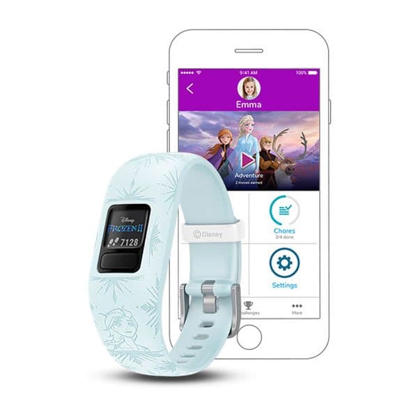 Garmin vívofit® jr. 2 – Disney Frozen 2 — case dimensions and design