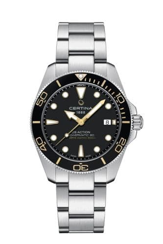 Certina DS Action Diver 40.5 Powermatic Stainless Steel / Black / Bracelet