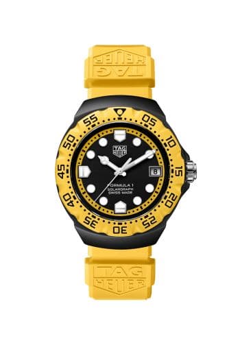 TAG Heuer Formula 1 Solargraph 38 Black Polylight / Black / Rubber