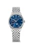 Elite Ultra Thin Lady Moonphase Blue / Diamond / Bracelet