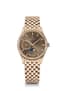 Elite Ultra Thin Lady Moonphase Rose Gold / Brown / Diamond / Bracelet