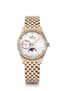 Elite Ultra Thin Lady Moonphase Rose Gold / MOP / Diamond / Bracelet