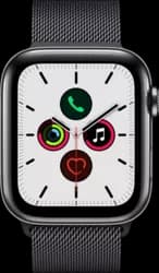 Apple Watch Series 5 - GPS + Cellular Stainless Steel Case 44mm — case dimensions and design