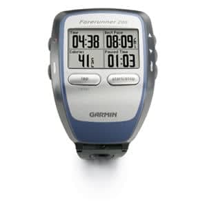 Garmin Forerunner® 205 — case dimensions and design