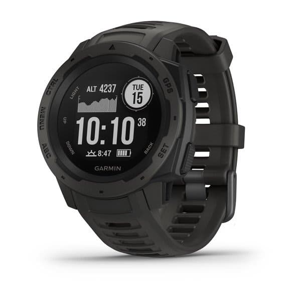 Garmin Instinct® – Standard Edition — case dimensions and design