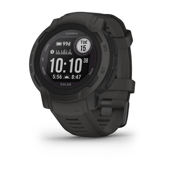 Garmin Instinct® 2 Solar — case dimensions and design