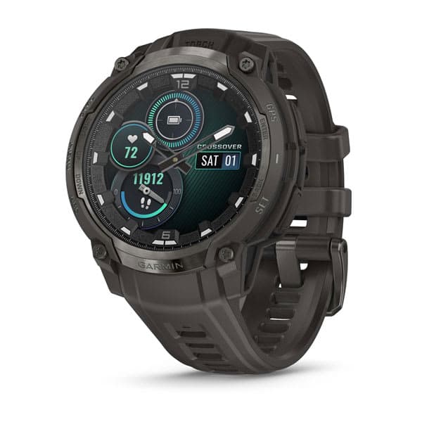 Garmin Instinct Crossover AMOLED — case dimensions and design