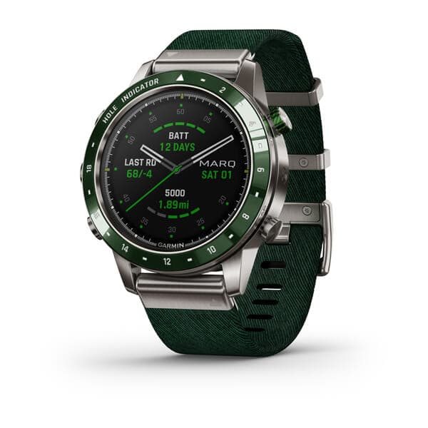 Garmin MARQ® Golfer — case dimensions and design