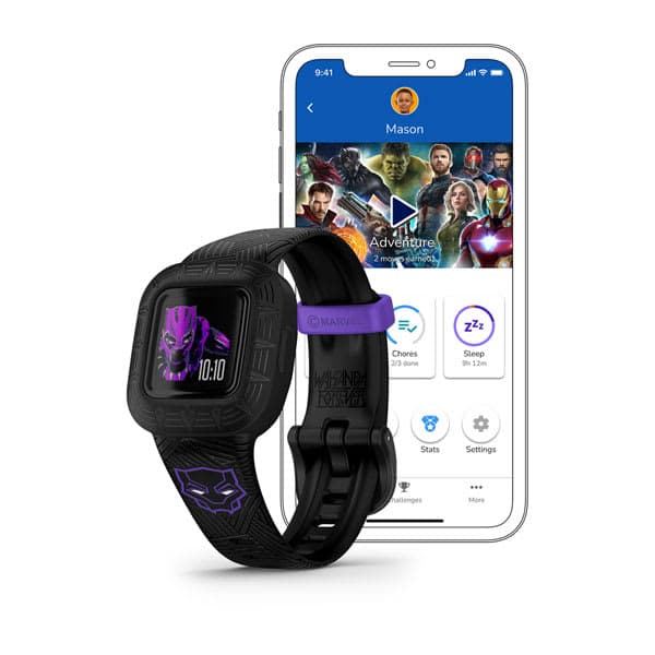 Garmin vívofit® jr. 3 – Marvel — case dimensions and design